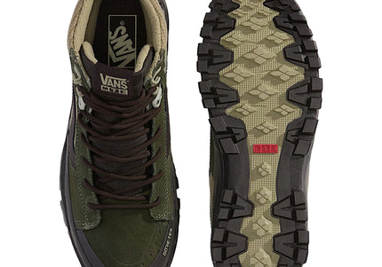 VANS U MTE™ SK8-HI® GORE-TEX® INSULATED UNISEX BOOTS - Dark Green / Dark Brown