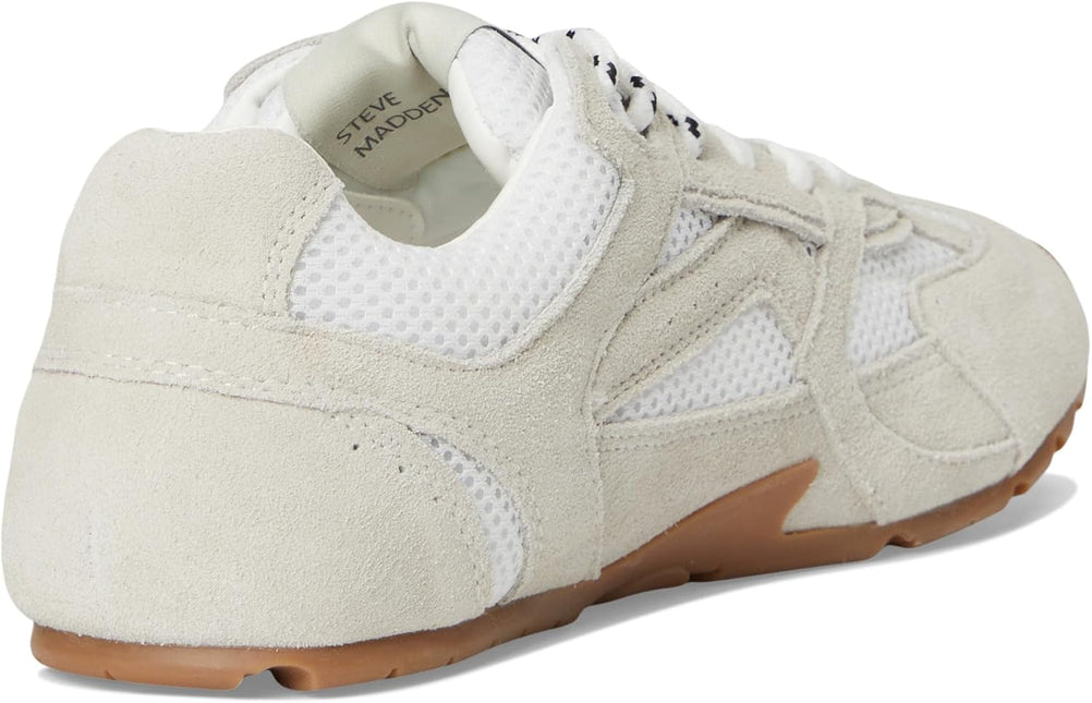 STEVE MADDEN AZIEL WOMEN SHOES - White Suede