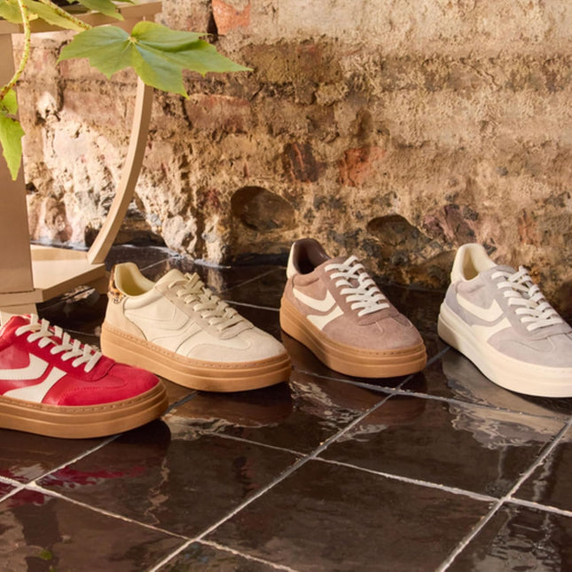STEVE MADDEN DODGE WOMEN SNEAKERS - Taupe Multi