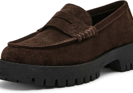 STEVE MADDEN LANGSTEN WOMEN SHOES - Brown Suede