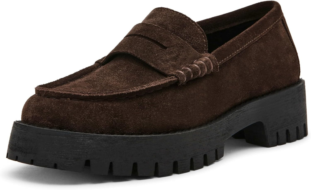 STEVE MADDEN LANGSTEN WOMEN SHOES - Brown Suede
