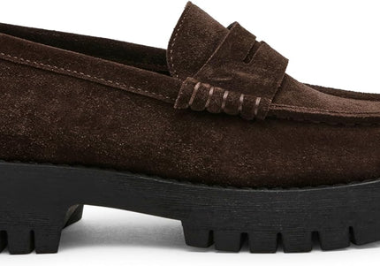 STEVE MADDEN LANGSTEN WOMEN SHOES - Brown Suede