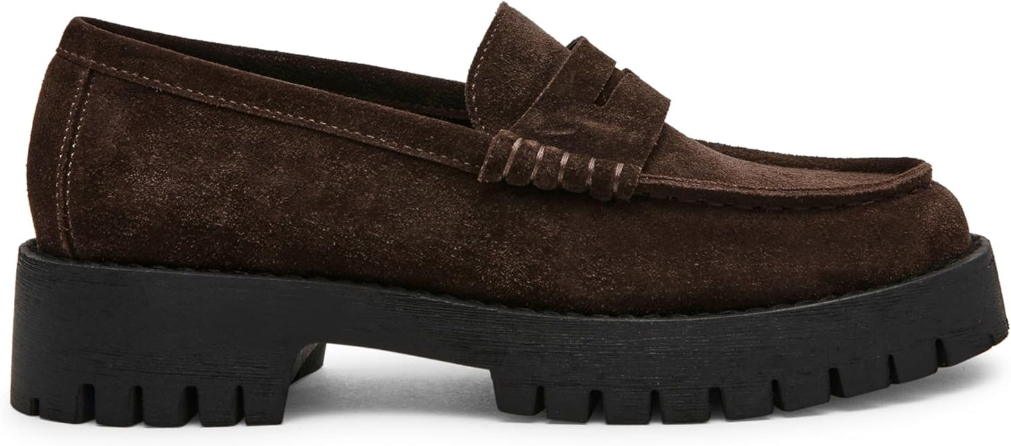 STEVE MADDEN LANGSTEN WOMEN SHOES - Brown Suede