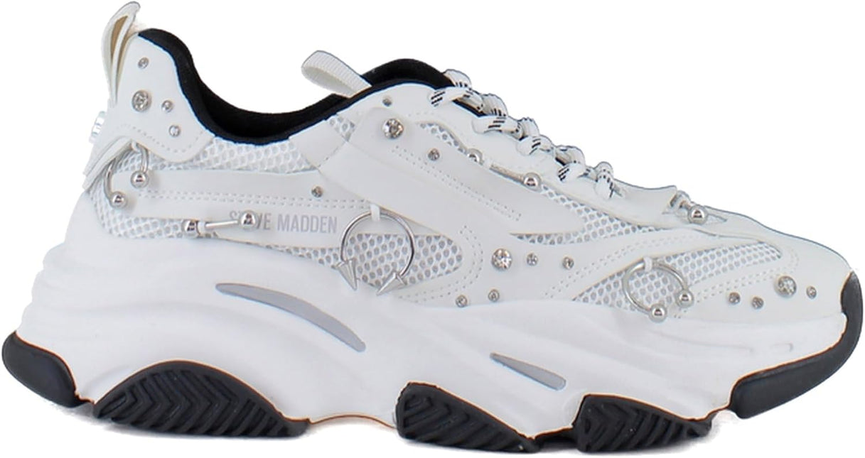 STEVE MADDEN POSSESSION PIERCING WOMEN SNEAKERS - White