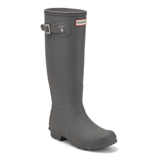 HUNTER W ORIGINAL TALL BOOT WOMEN RAIN BOOTS - Granite Gray