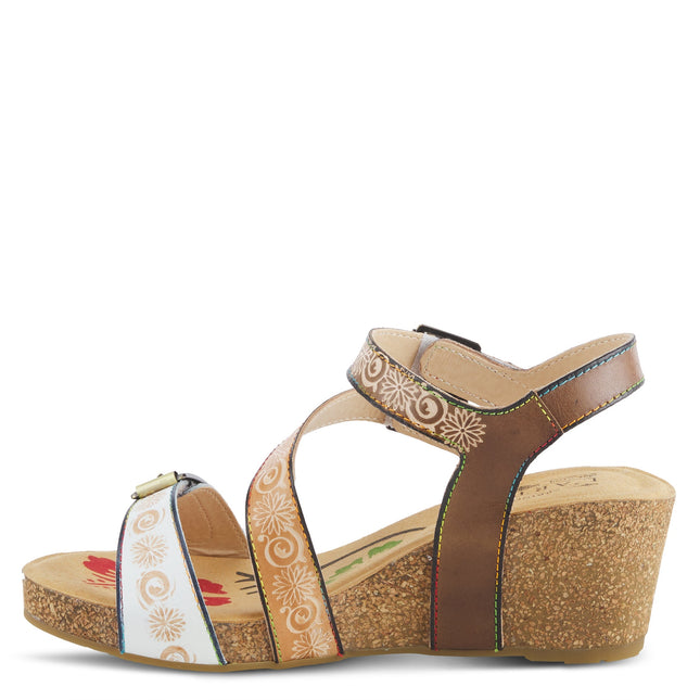 L'ARTISTE TANJA WOMEN SANDALS - White Multi
