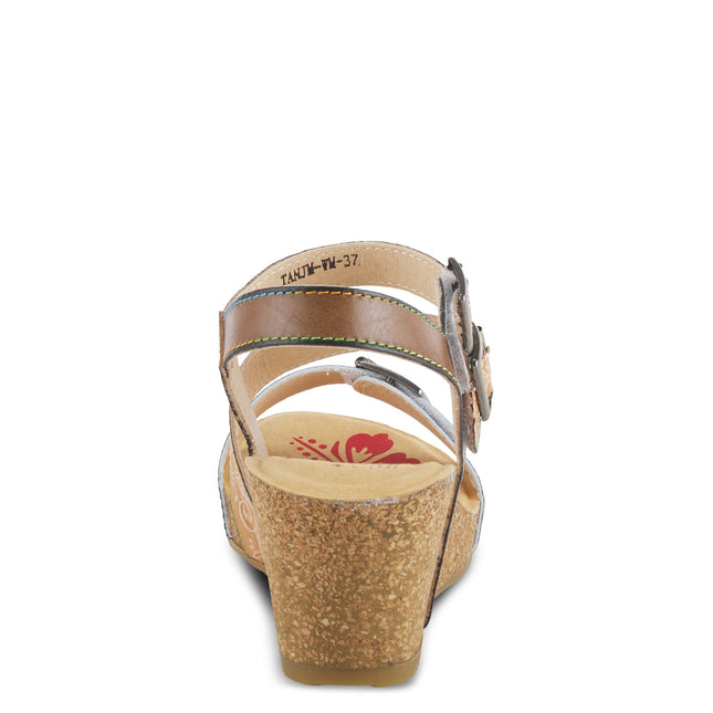 L'ARTISTE TANJA WOMEN SANDALS - White Multi