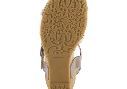 L'ARTISTE TANJA WOMEN SANDALS - White Multi