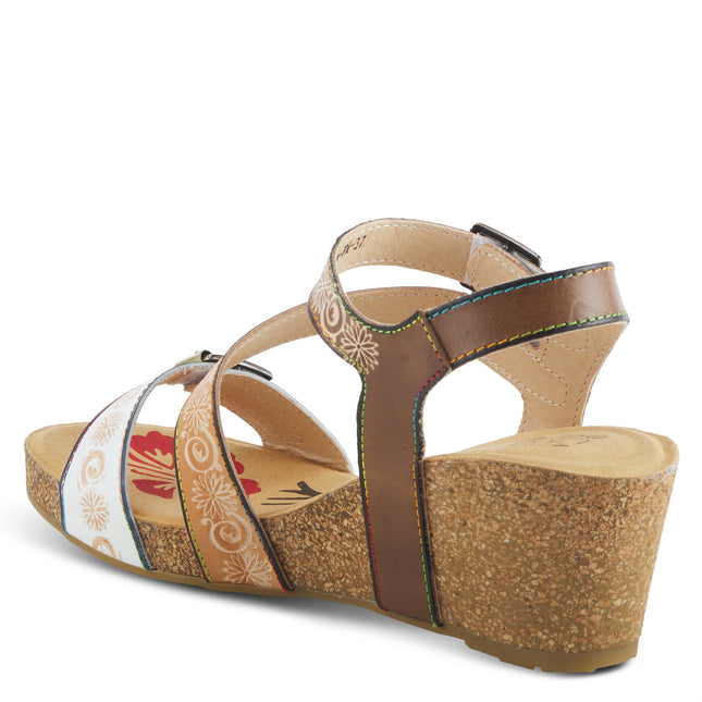L'ARTISTE TANJA WOMEN SANDALS - White Multi