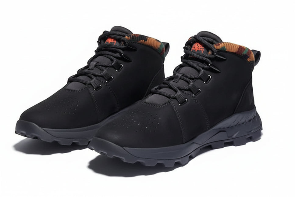 TIMBERLAND BROOKLYN MID LACE MEN BOOTS - Black