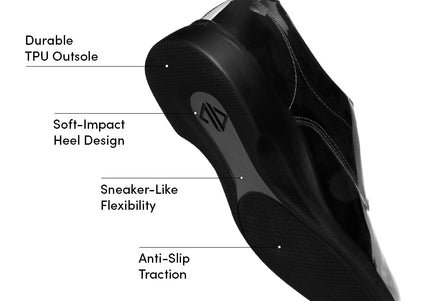 AMBERJACK THE TUX MEN SHOES - Obsidian