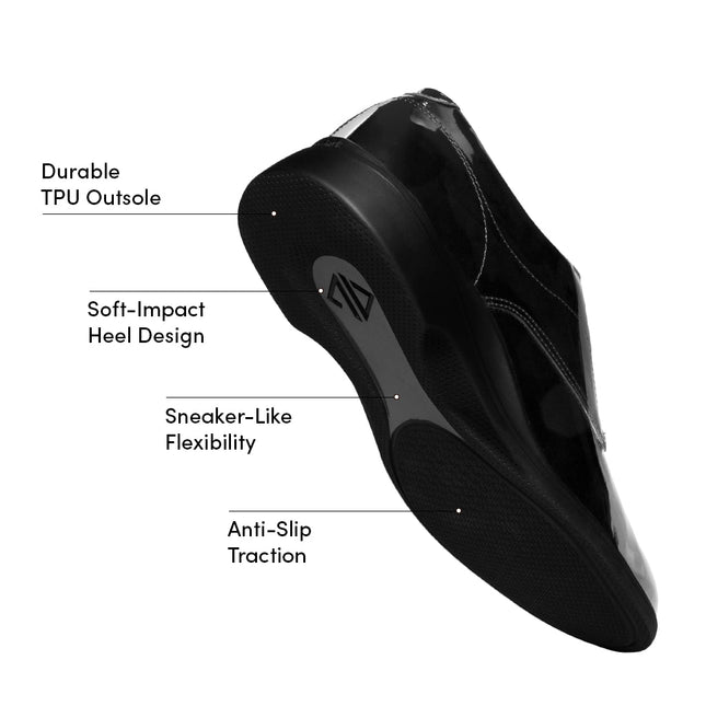 AMBERJACK THE TUX MEN SHOES - Obsidian