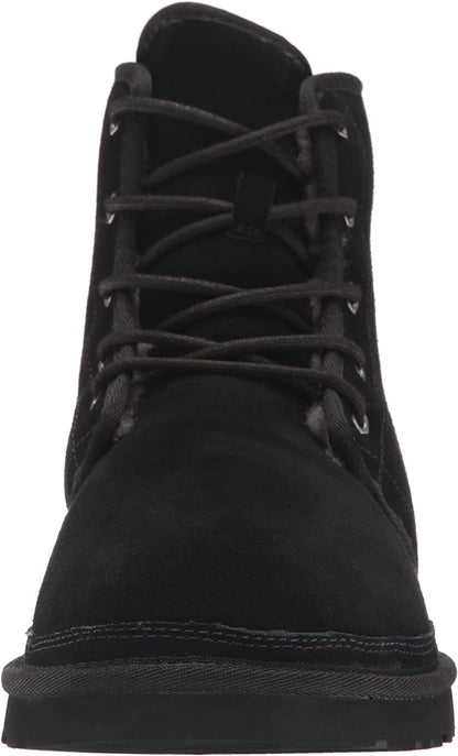 UGG M HARKLEY BLK SU WOOL LACE UP BOOT