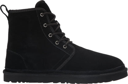 UGG M HARKLEY BLK SU WOOL LACE UP BOOT