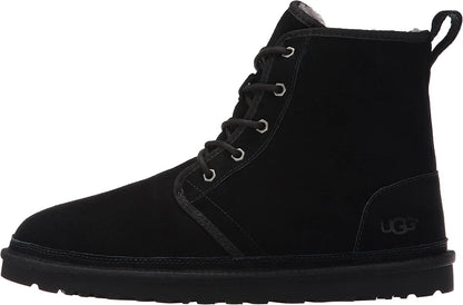 UGG M HARKLEY BLK SU WOOL LACE UP BOOT