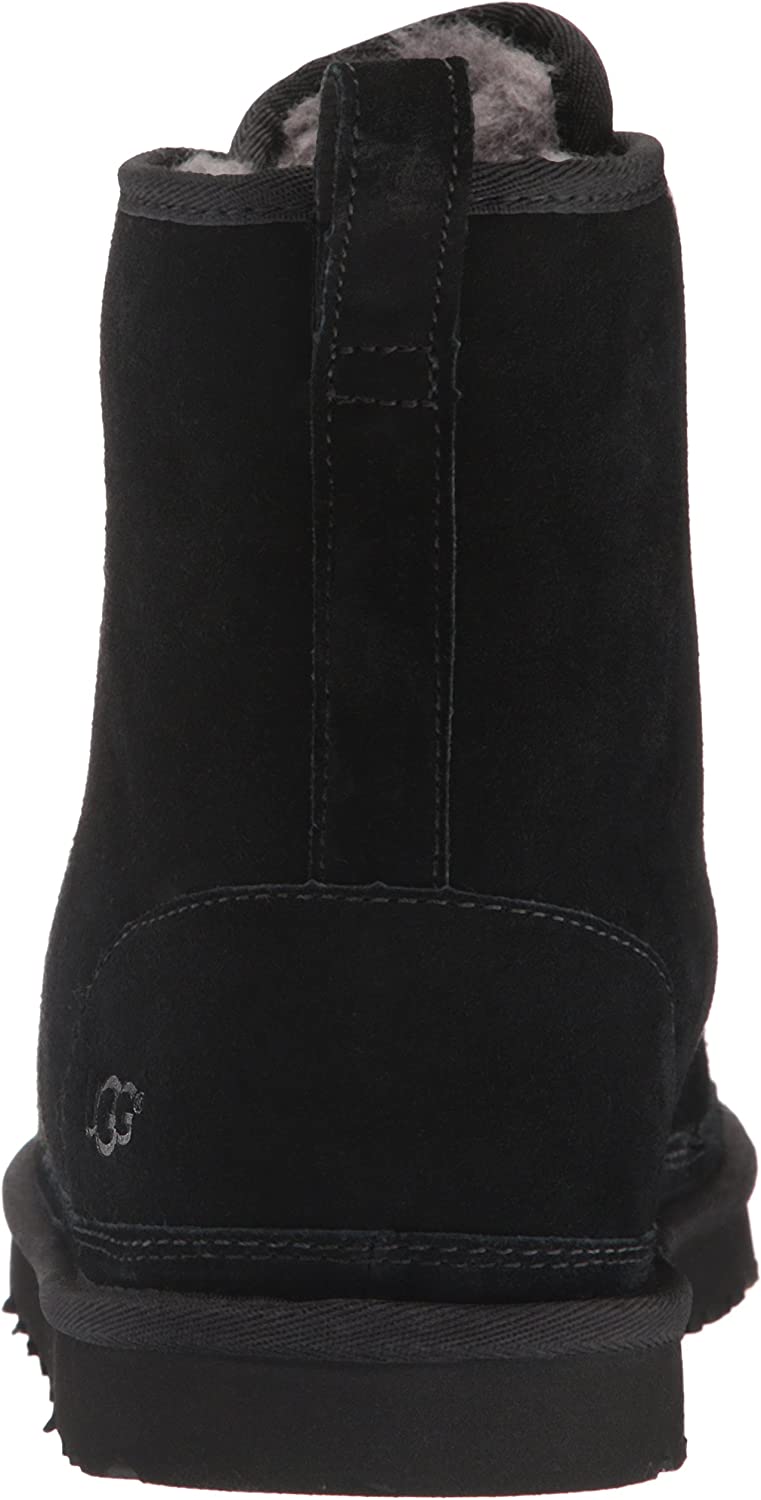 UGG M HARKLEY BLK SU WOOL LACE UP BOOT