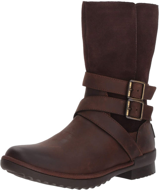 UGG W LORNA WATERPROOF LTHR/SU BOOT