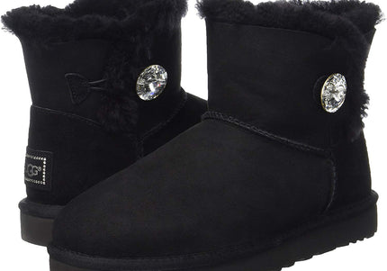 UGG W MINI BAILEY BUTTON BLING NYCK - New York City Kicks