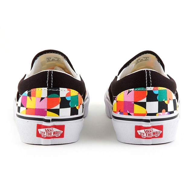 VANS Classic Slip On Floral Checkerboard NYCK - New York City Kicks