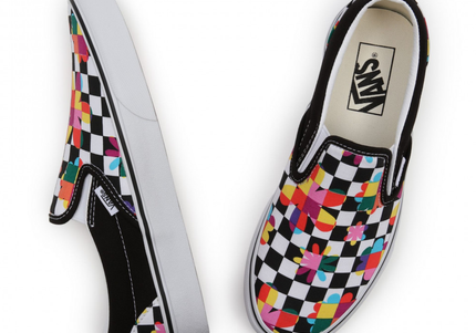 VANS Classic Slip On Floral Checkerboard NYCK - New York City Kicks