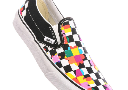VANS Classic Slip On Floral Checkerboard NYCK - New York City Kicks
