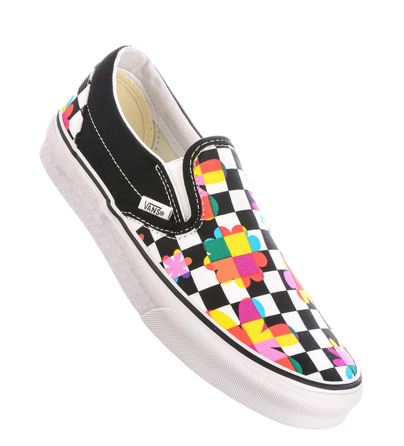 VANS Classic Slip On Floral Checkerboard NYCK - New York City Kicks