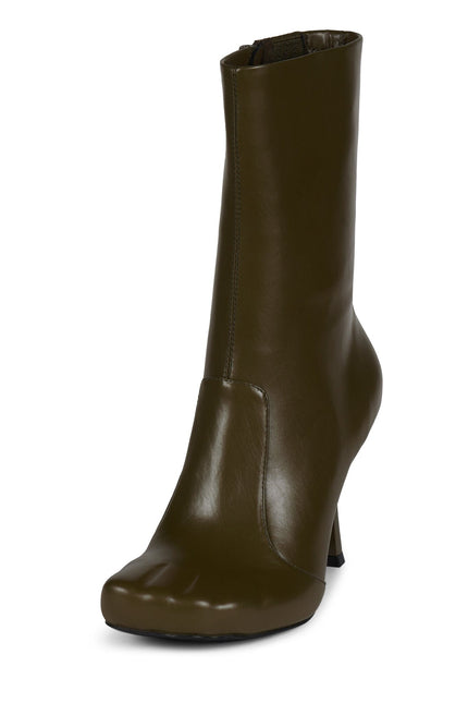 JEFFREY CAMPBELL VISIONARY WOMENS BOOTS - Khaki