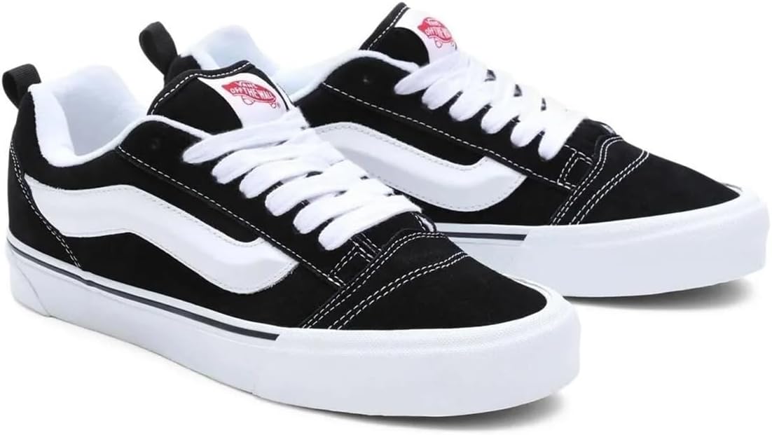 VANS U KNU SKOOL UNISEX SNEAKERS - BLACK