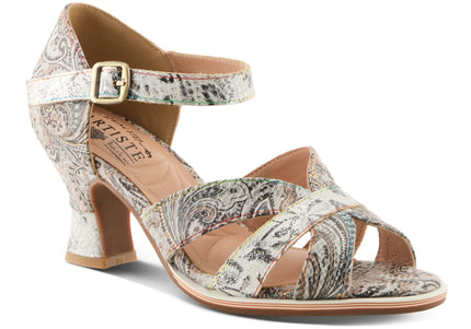L'ARTISTE WALTZ-FLEUR WOMEN SANDALS - Grey Multi
