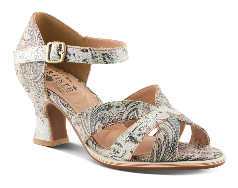 L'ARTISTE WALTZ-FLEUR WOMEN SANDALS - Grey Multi