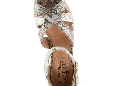 L'ARTISTE WALTZ-FLEUR WOMEN SANDALS - Grey Multi