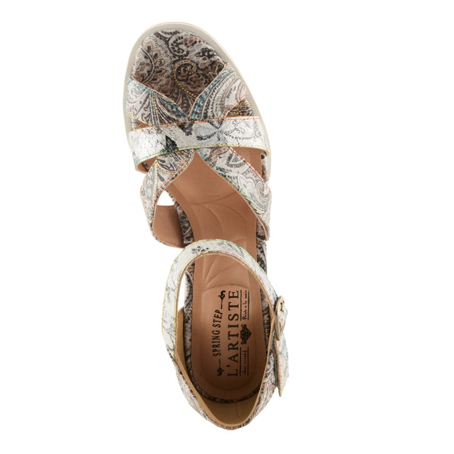 L'ARTISTE WALTZ-FLEUR WOMEN SANDALS - Grey Multi
