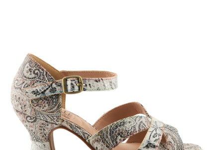 L'ARTISTE WALTZ-FLEUR WOMEN SANDALS - Grey Multi