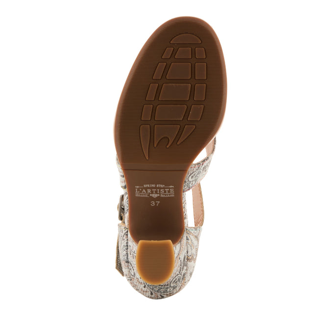 L'ARTISTE WALTZ-FLEUR WOMEN SANDALS - Grey Multi