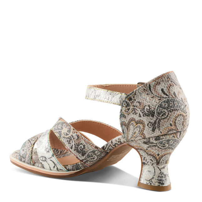 L'ARTISTE WALTZ-FLEUR WOMEN SANDALS - Grey Multi