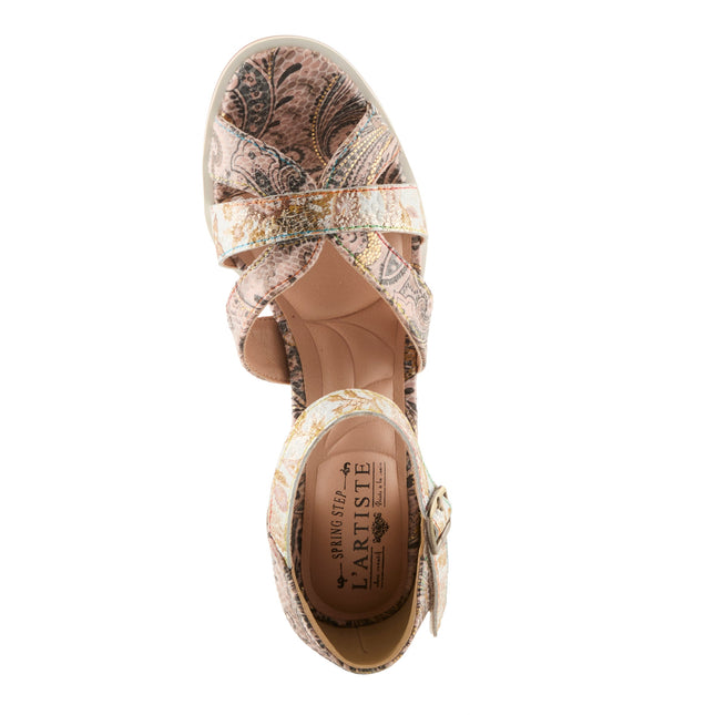 L'ARTISTE WALTZ-FLEUR WOMEN SANDALS - Pink Multi