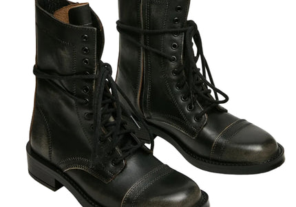 STEVE MADDEN YUKON WOMEN BOOTS - Black Leather
