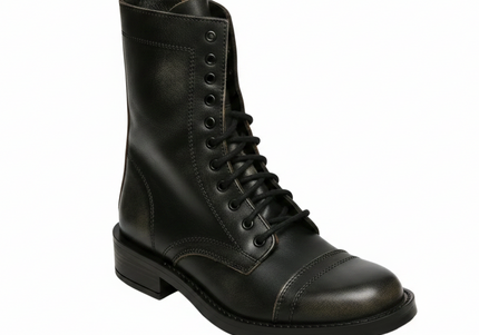 STEVE MADDEN YUKON WOMEN BOOTS - Black Leather