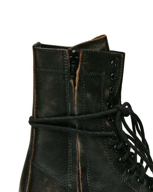 STEVE MADDEN YUKON WOMEN BOOTS - Black Leather