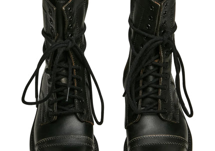 STEVE MADDEN YUKON WOMEN BOOTS - Black Leather