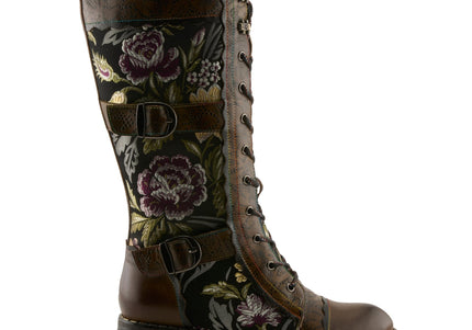 L'ARTISTE ANOTHERFAVE WOMEN BOOTS - Olive Multi
