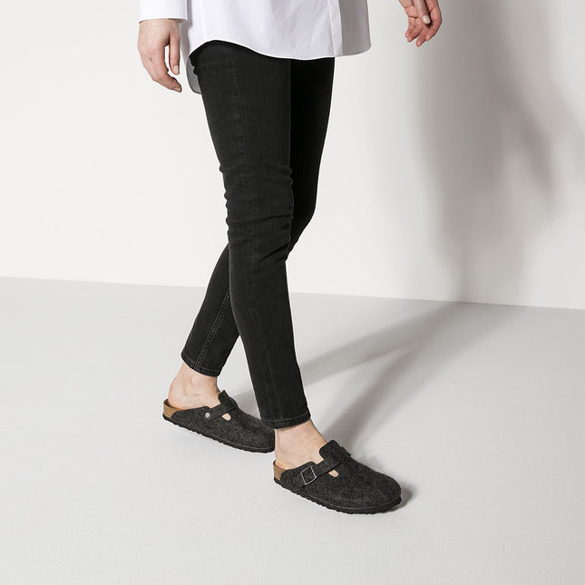 BIRKENSTOCK BOSTON WOOL FELT UNISEX CLOGS