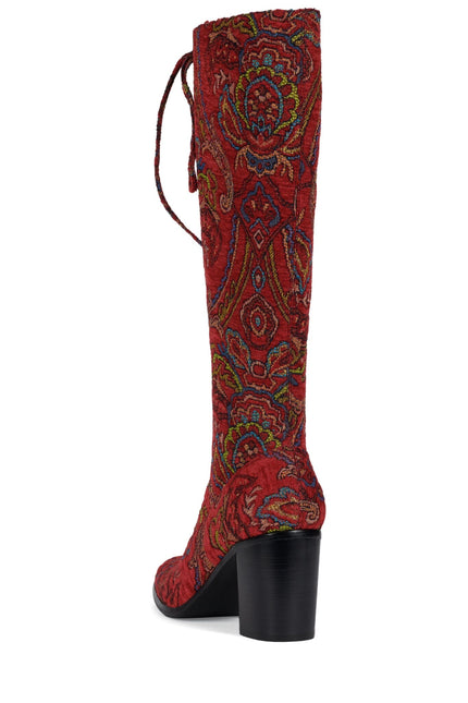 JEFFREY CAMPBELL ARCHILLE-K Red Tapestry