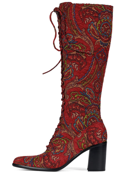 JEFFREY CAMPBELL ARCHILLE-K Red Tapestry