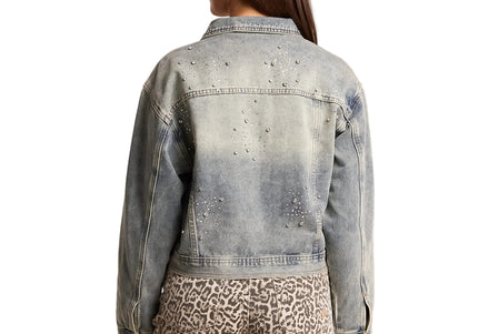 AZALEA WANG ARENDELLE WOMEN COATS - Denim