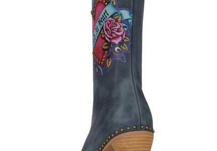 JEFFREY CAMPBELL BE-BOLD-ST Blue Brush Wild Combo