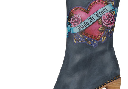 JEFFREY CAMPBELL BE-BOLD-ST Blue Brush Wild Combo