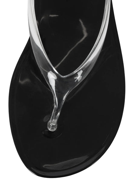JEFFREY CAMPBELL BEACHED Women Sandals - Clear Black