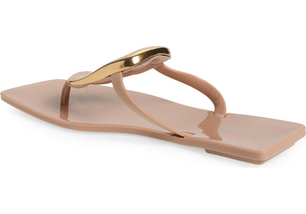 JEFFREY CAMPBELL LINQUES-J Women Sandals - Beige Shiny Gold