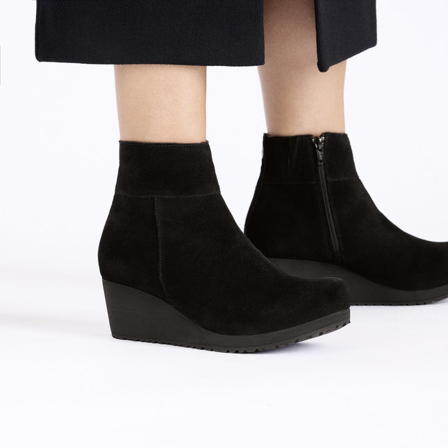 BIRKENSTOCK EBBA SUEDE LEATHER WOMEN BOOTS